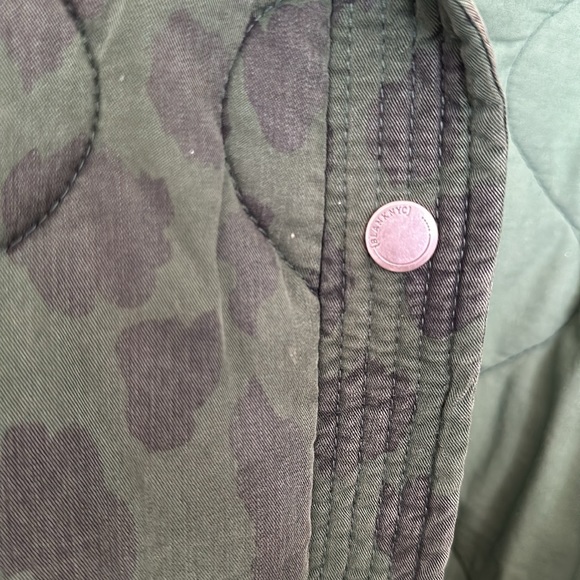 Animal Instincts Forest Green Leopard Print Jacket size XS - Picture 7 of 8